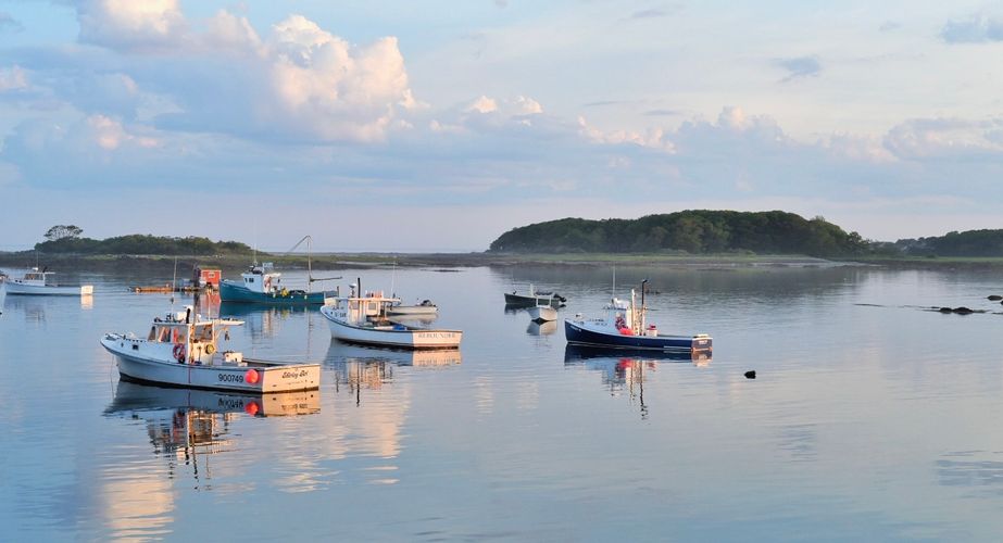 Harbor Maine in New England Harbor Maine in New England